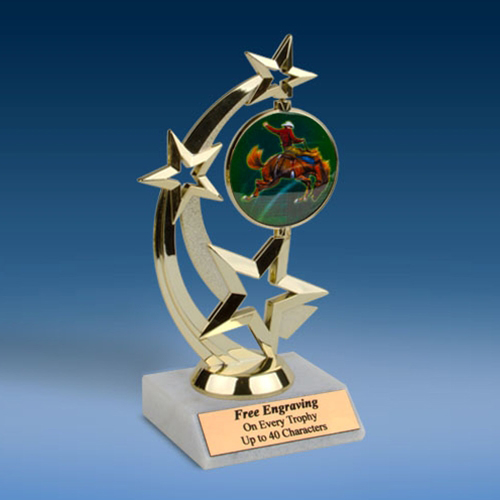 Rodeo Horse Astro Spinner Trophy-0