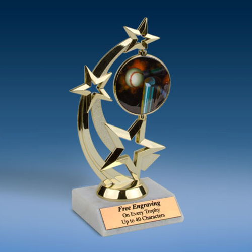 Multisport Vortex Award Cup Baseball Volleyball Aqua kostenlose Gravur Gold & Schwarz 