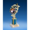 Volleyball Star Ribbon Trophy 8"