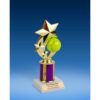 Softball 3-Star Sport Spinner Trophy 8"