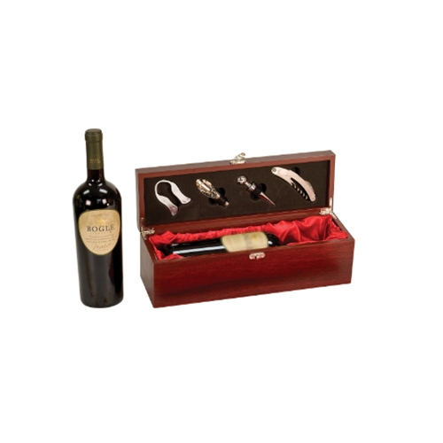 Rosewood Finish Single Wine Presentation Box