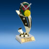 Softball Colored Sport Scene Trophy-0