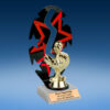 Turkey Sport Figure Backdrop Trophy-0