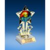 Decathlon Quad Star Mylar Holder Trophy 6"