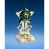 Soccer 1 Quad Star Mylar Holder Trophy 6"