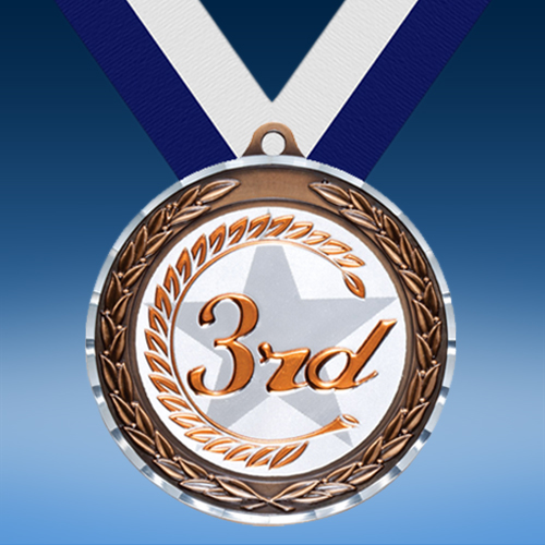 3rd Place Diamond Cut Medal-0