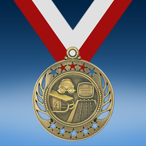 Swimming Galaxy Medal-0