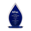 Blue Torch Flame Acrylic Award