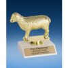 Sheep Sport Figure Trophy 6"