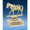 Western Horse Sport Figure Trophy 6"