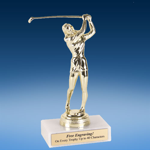 Golf Female Econoline Trophy 6"-0
