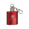 Gloss Red Flask Key Chain