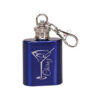 Gloss Blue Flask Key Chain