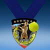 Tennis Female Full Color Burst Medallions