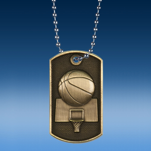 Basketball 3D Dogtag Medal-0