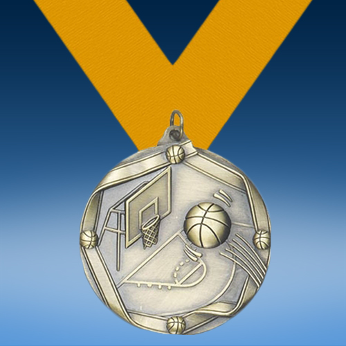 Basketball Die Cast Medal-0