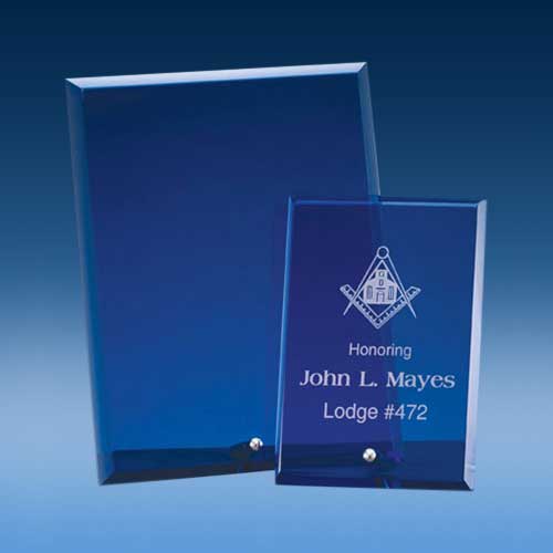 Premium Blue Glass Award-0