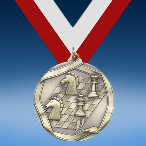 Chess Die Cast Medal-0