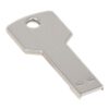 Silver Laserable Key Flash Drive