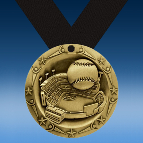 Baseball World Class Medallion-0