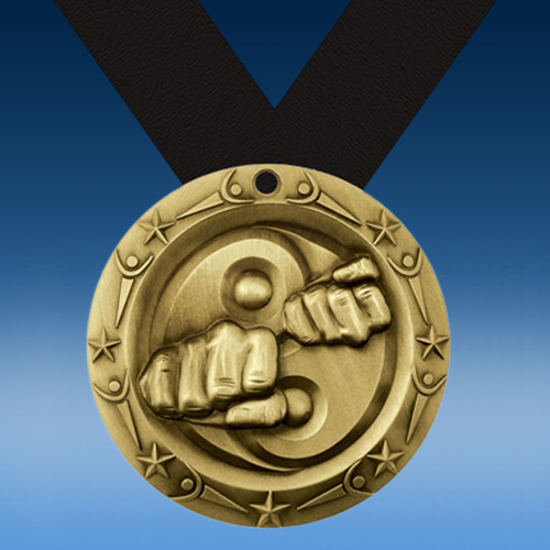 Martial Arts World Class Medallion-0