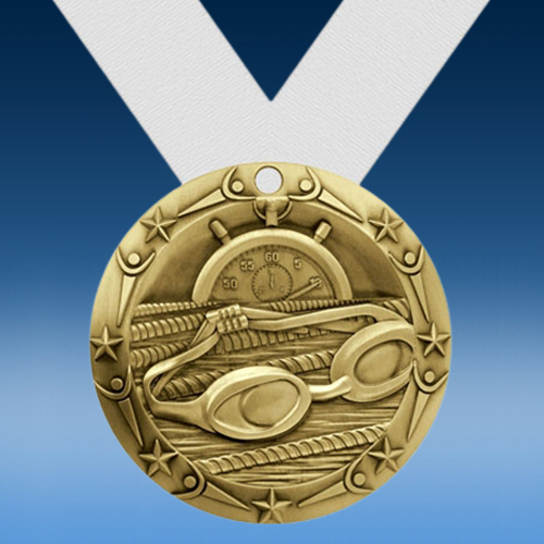Swimming World Class Medallion-0
