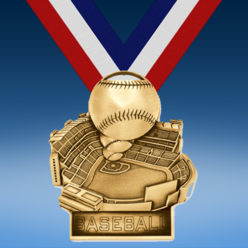 Baseball Stadium Award Medal