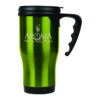 Gloss Green Laser Travel Mug w/ Handle