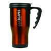 Gloss Orange Laser Travel Mug w/ Handle